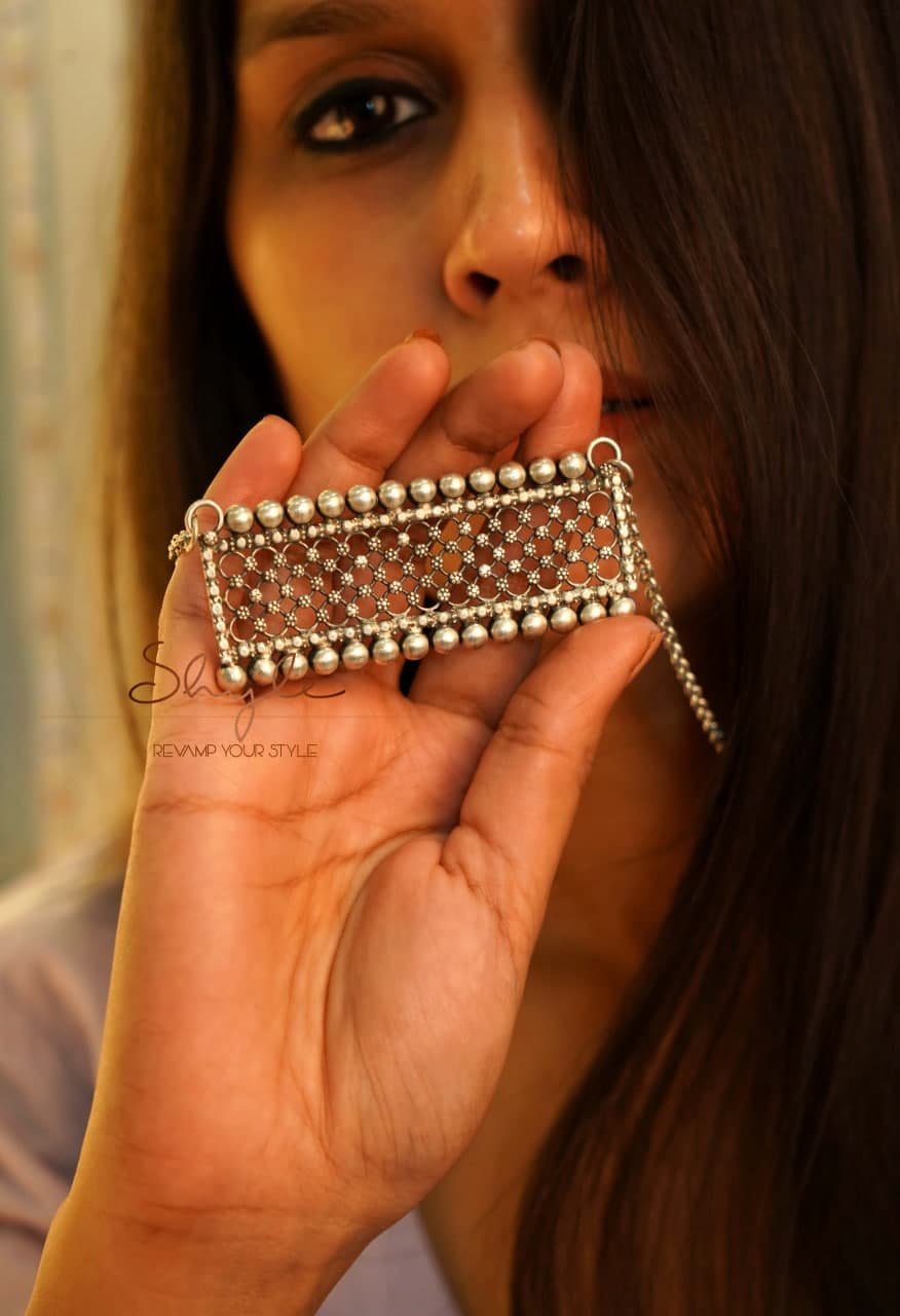 Tattva Flora Jali Statement Necklace