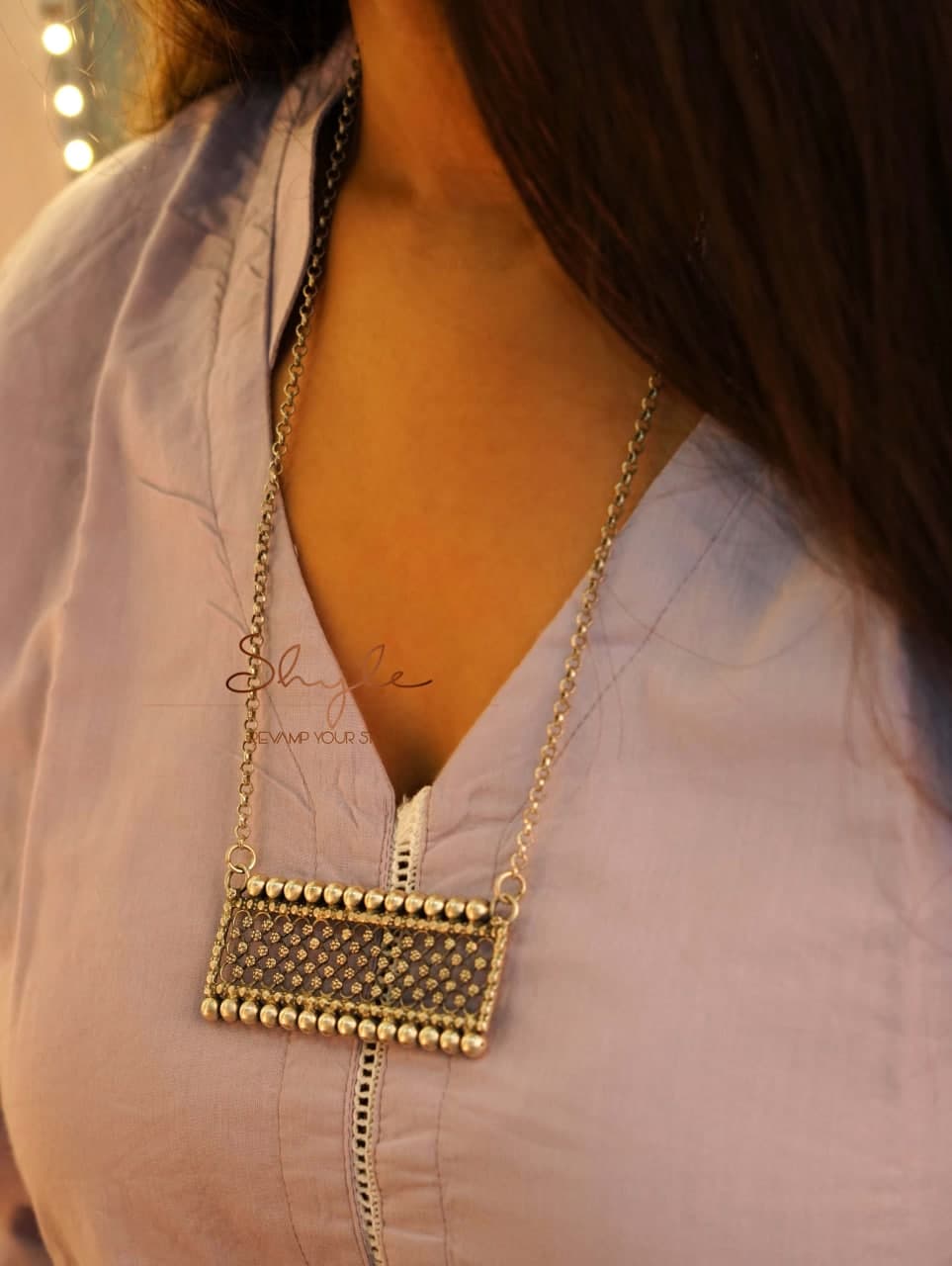 Tattva Flora Jali Statement Necklace