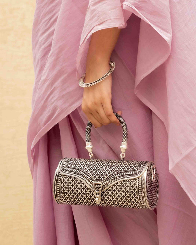 925 silver chitai handcrafted purse - alternate view 2