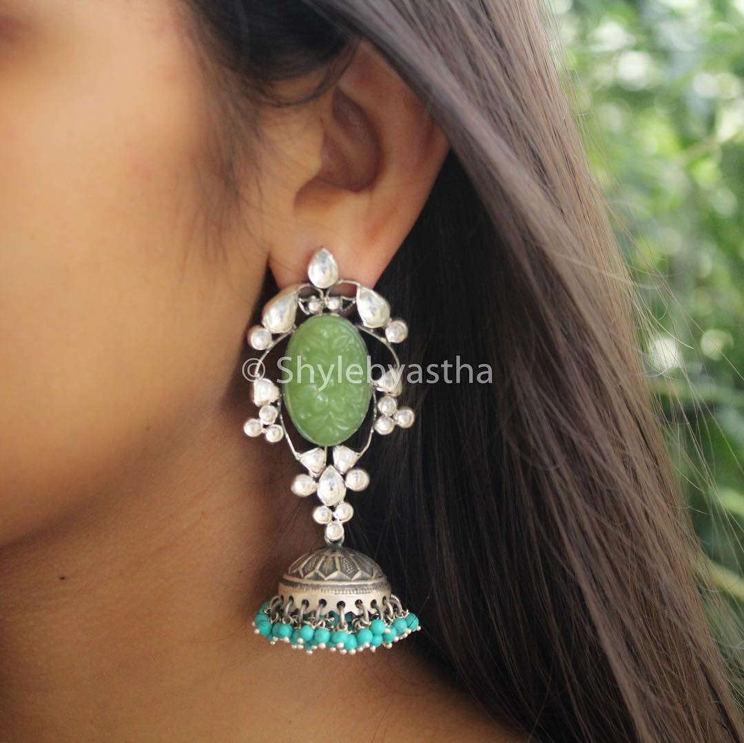 Tattva Jadau Jhumkas