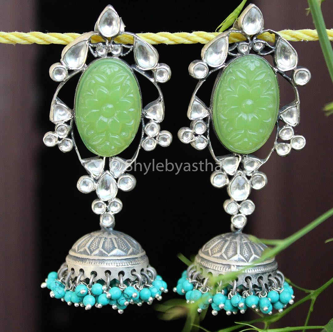 Tattva Jadau Jhumkas