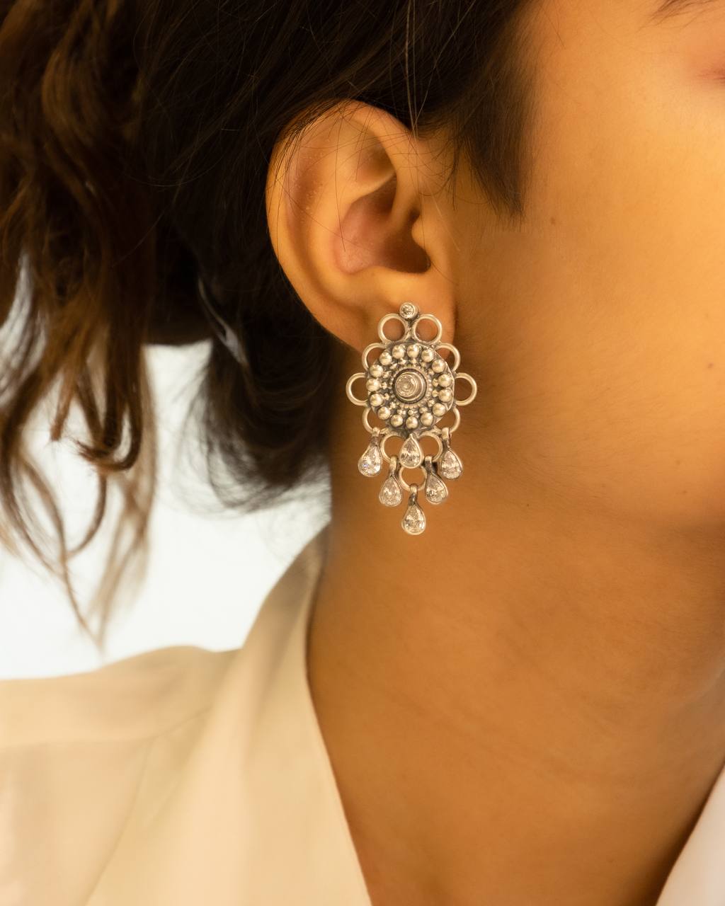 Tattva Jadau Statement Earring