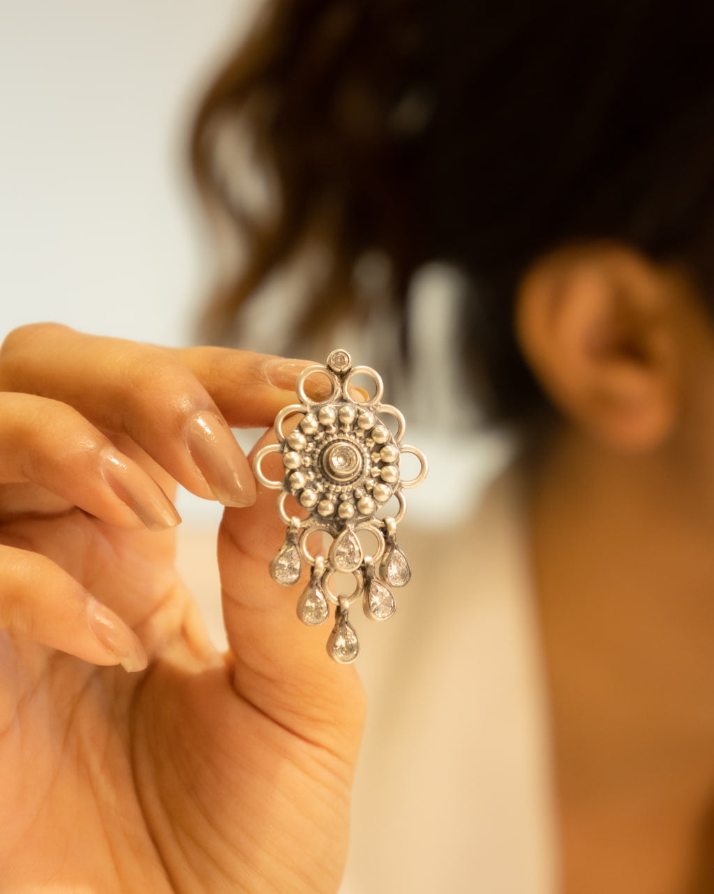 Tattva Jadau Statement Earring