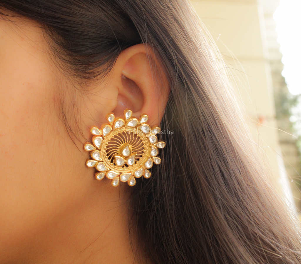 Tattva Petal Art Festive Studs