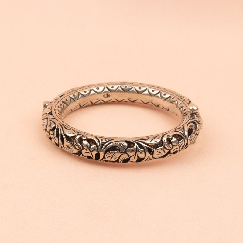 92.5 sterling silver Tattva Intricate Chitai Timeless Kada