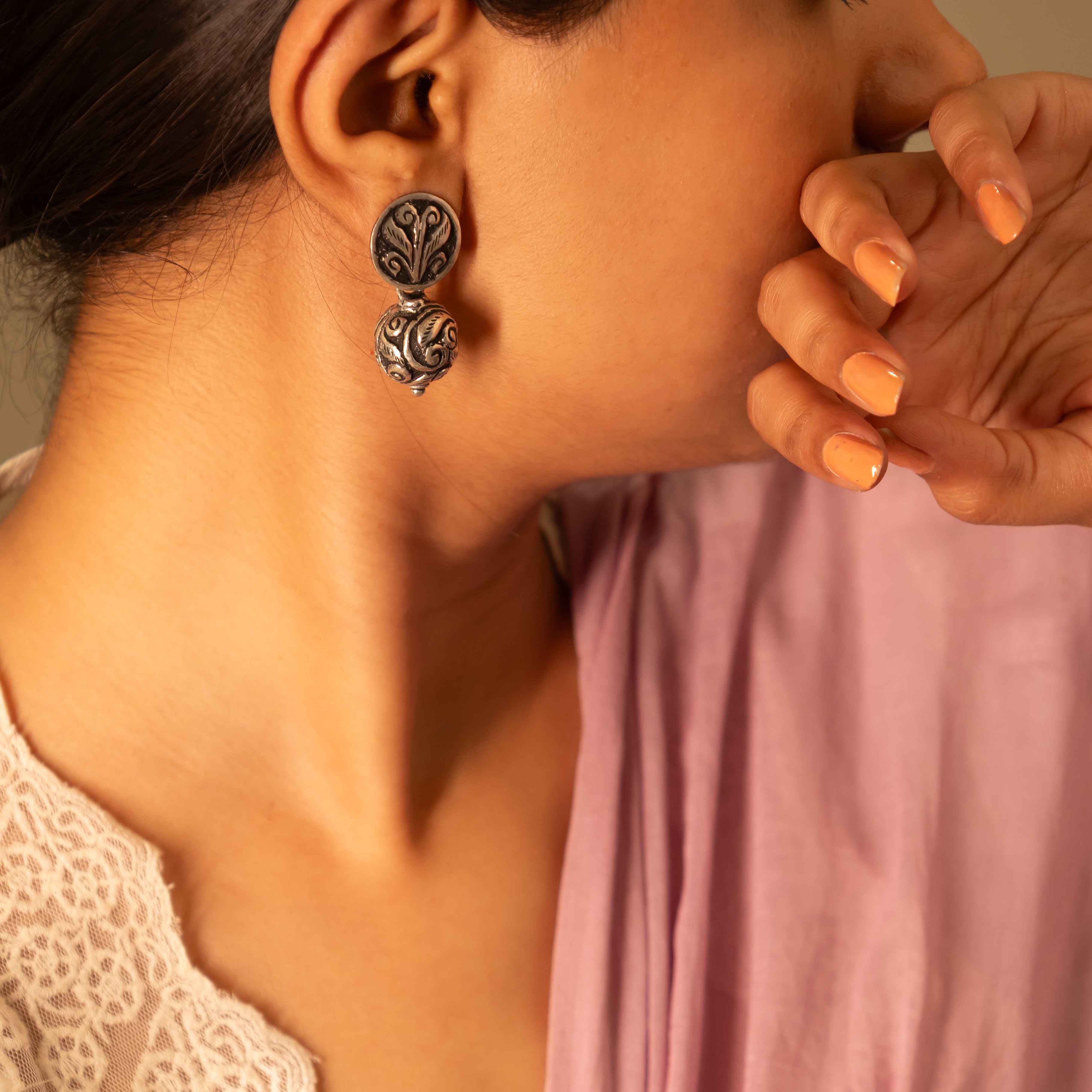 Tattva Chitai Ball Drop Sadabahaar Earring