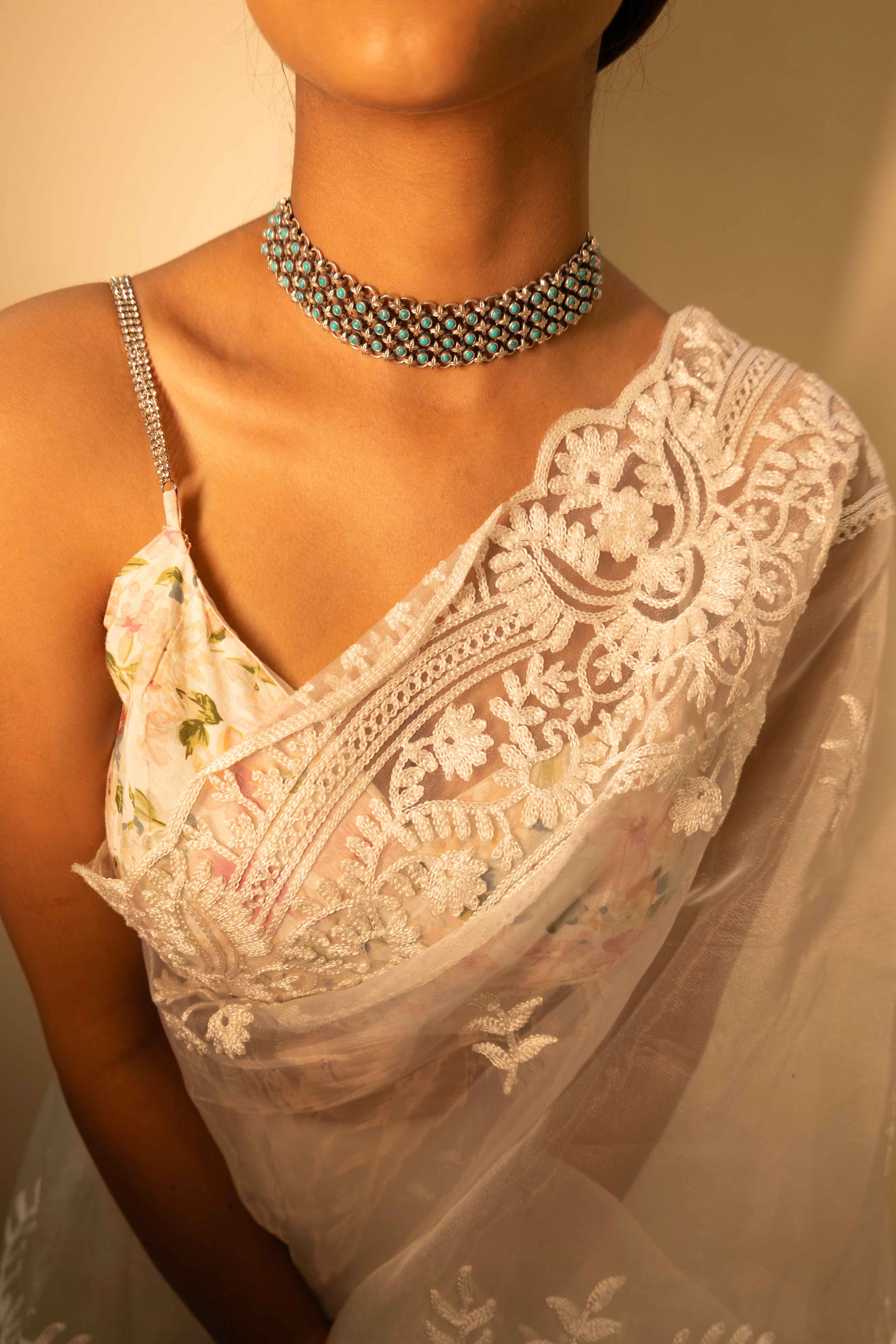 Tattva Jadau Turquoise Timeless Choker