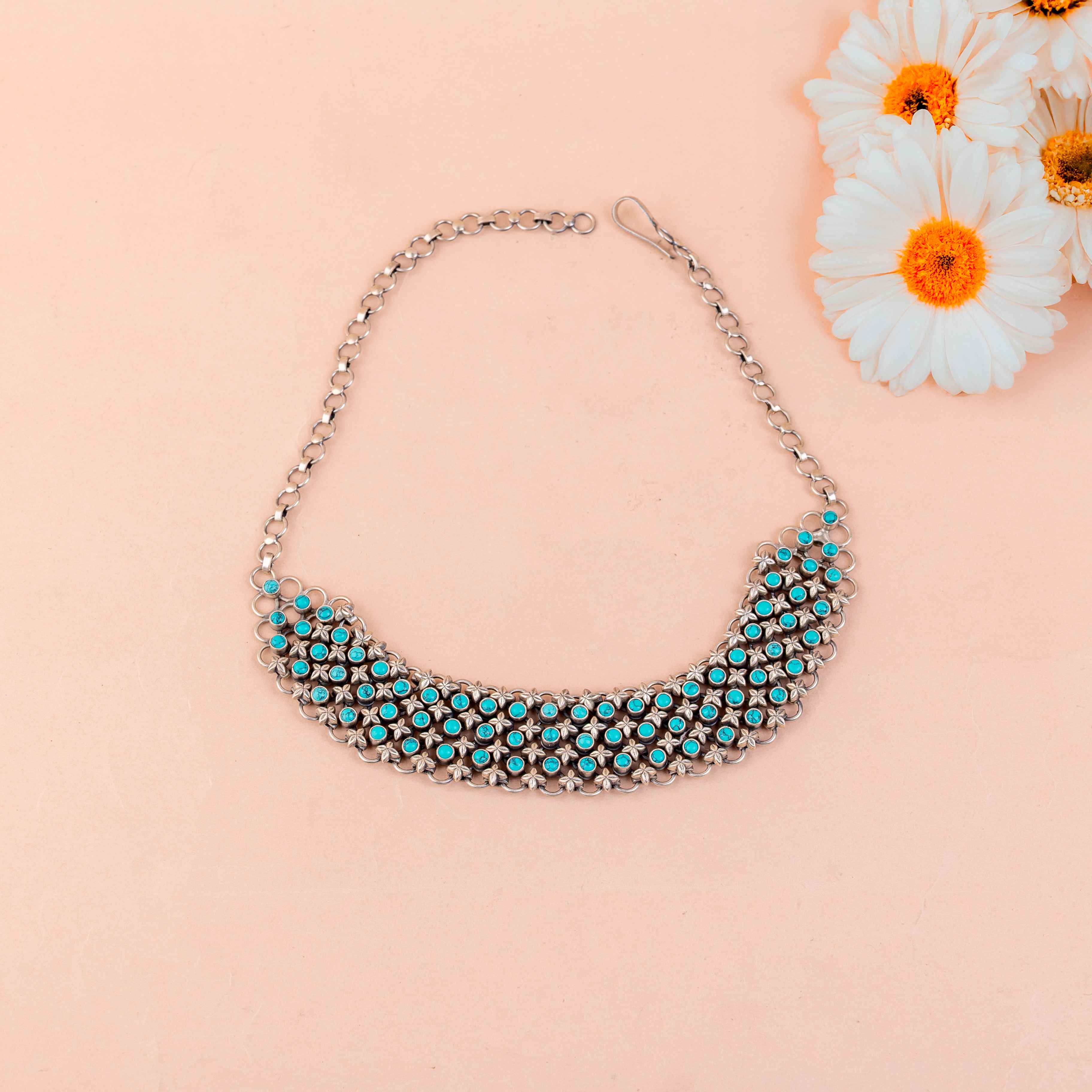 Tattva Jadau Turquoise Timeless Choker