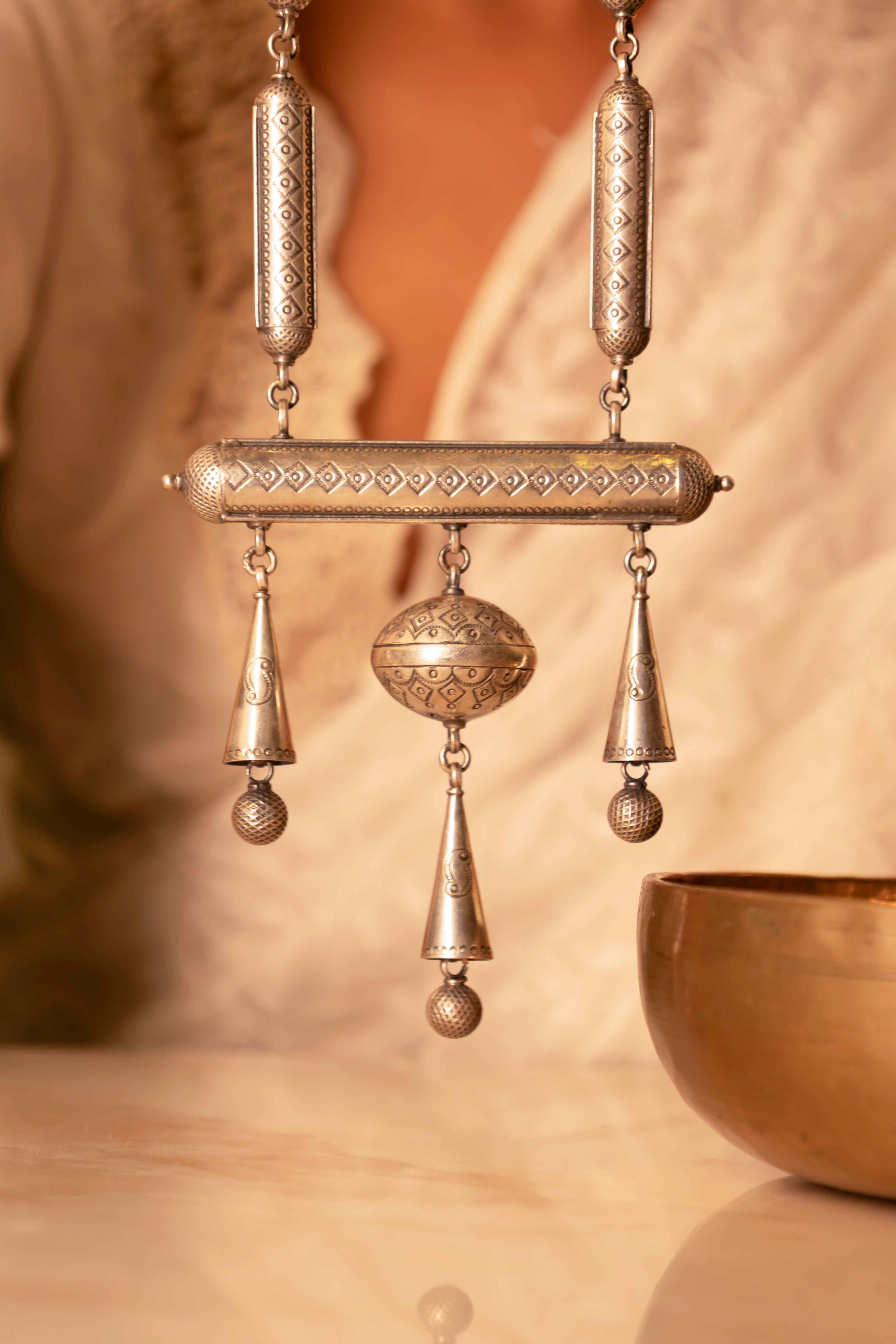 Tattva Vintage Inspired Mandaai Classic Necklace