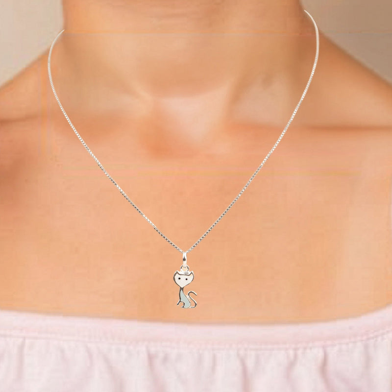 Tiny Kitty Pendant