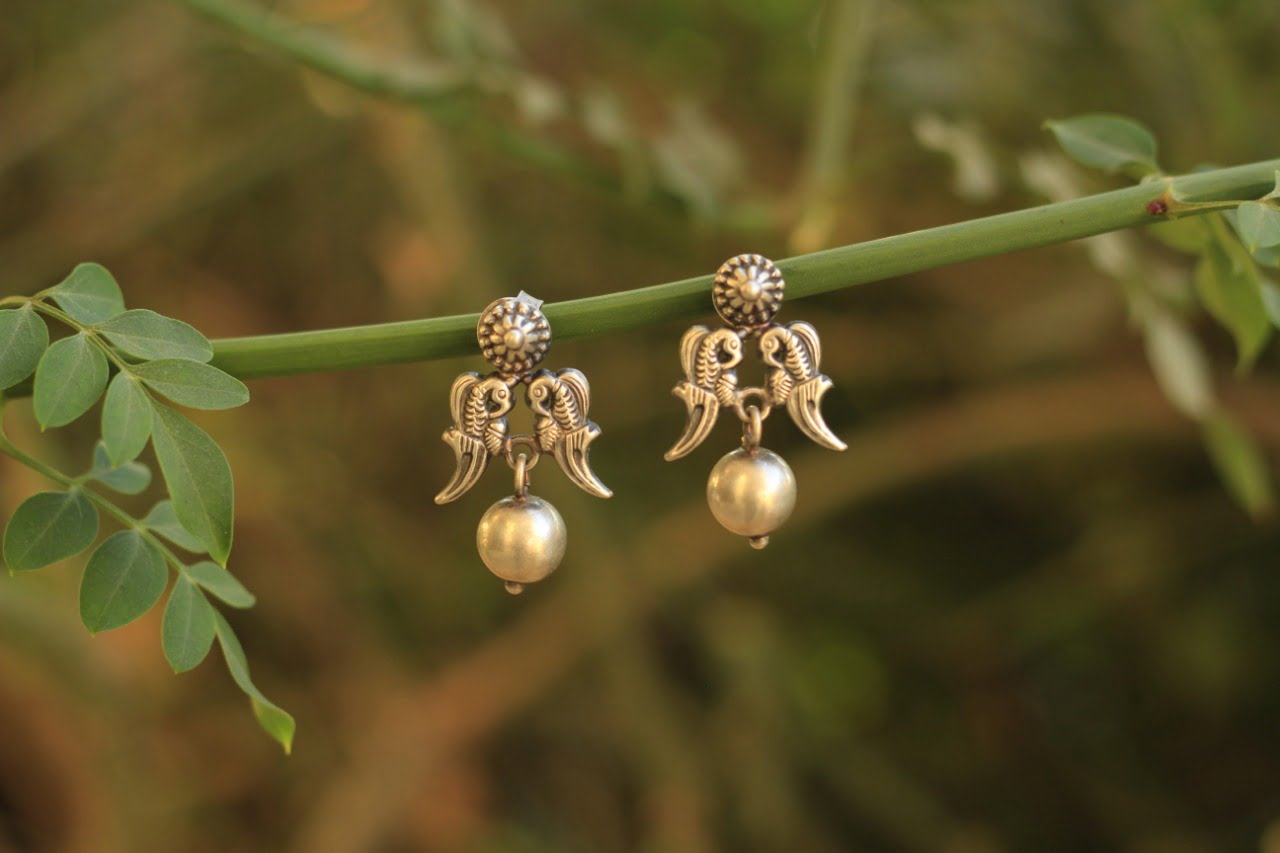 Adya Dual Mini Parrot Studs