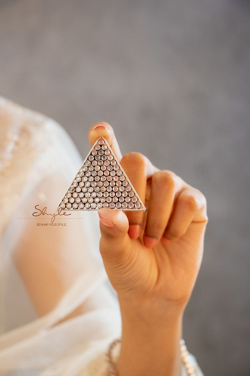 Essence Scintillating Triangle Classic Stud Earring