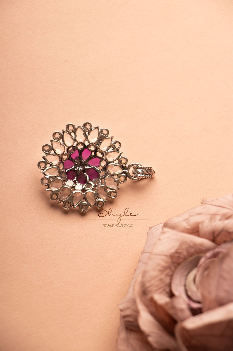 Essence Fine Scintillating Flower Pendant