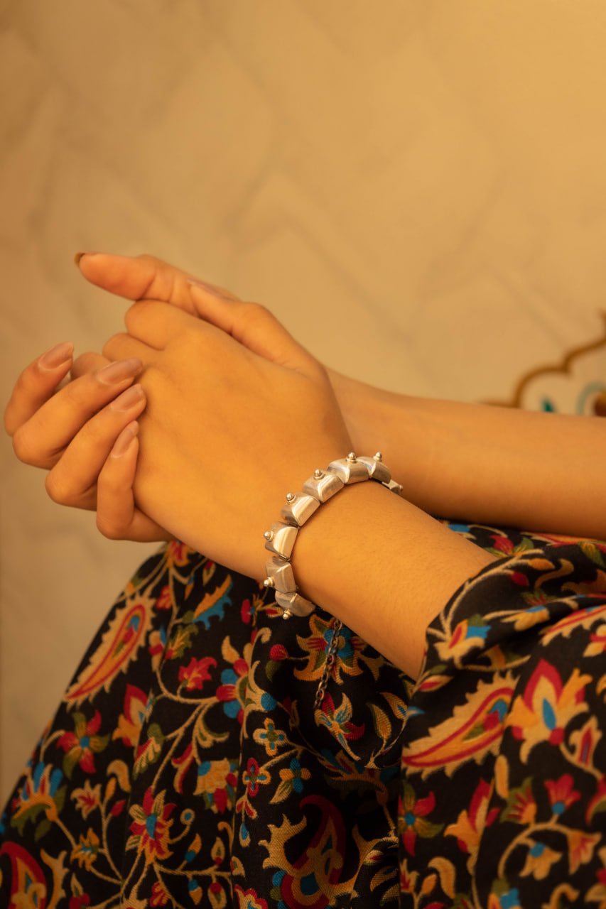 Adya Matte Embossed Timeless Bracelet