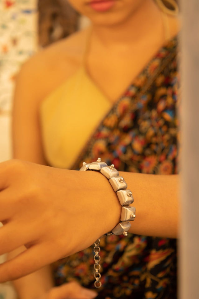 Adya Matte Embossed Timeless Bracelet