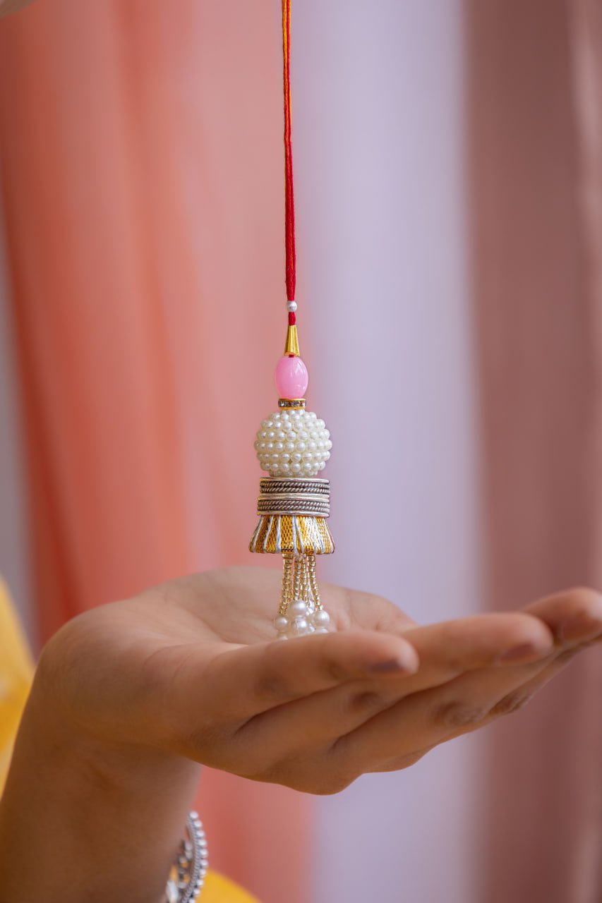 Adya Everyday Toe Ring Pearl Drop Lumba Rakhi