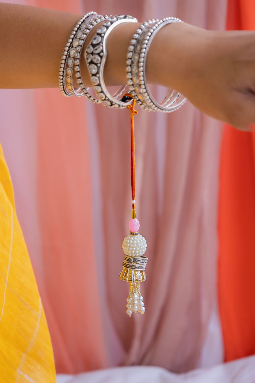 Adya Everyday Toe Ring Pearl Drop Lumba Rakhi