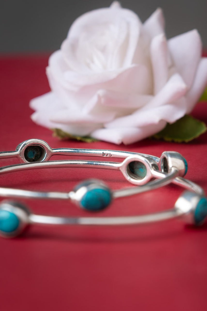 Adya Fine Turquoise Bangle
