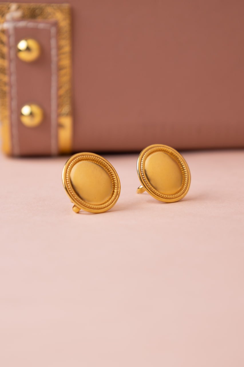 Adya Gold Tone Matte Versatile Studs