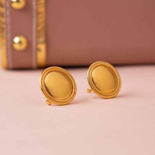 Adya Gold Tone Matte Versatile Studs
