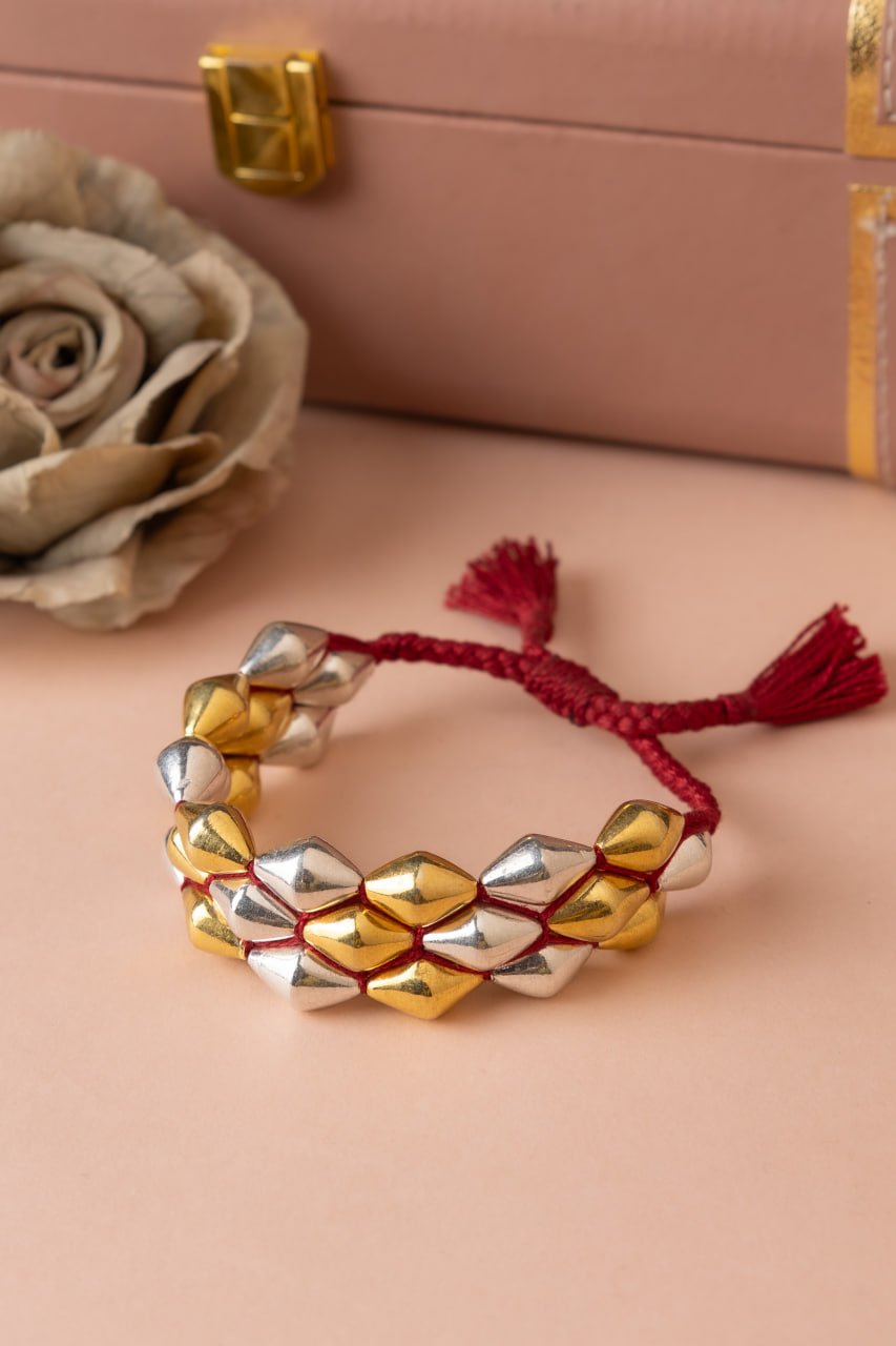 Anvaya Three Layer Dholki Dual Tone Pochi