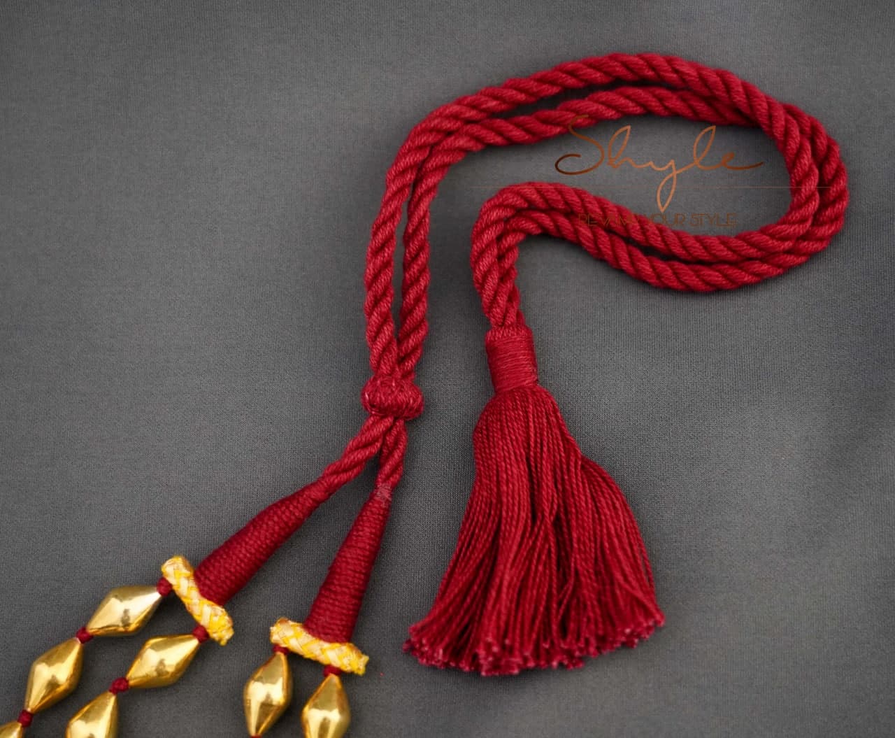 Anvaya Gold Tone Two Layered Dholki Mala