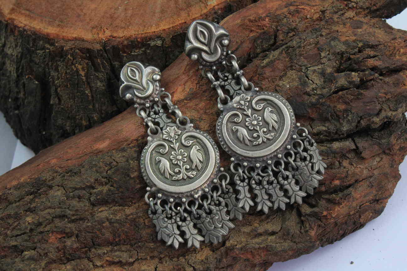 Dual-Peacock-Silver-Danglers (3)