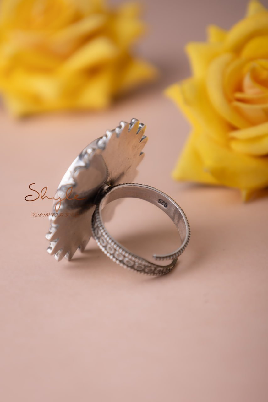 Mizoya Handpainted Fish Drop Necklace Earring Ring Set