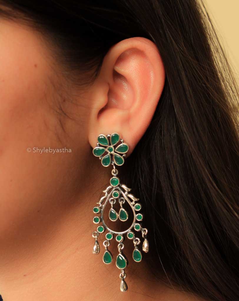 Essence Stone Studded Danglers
