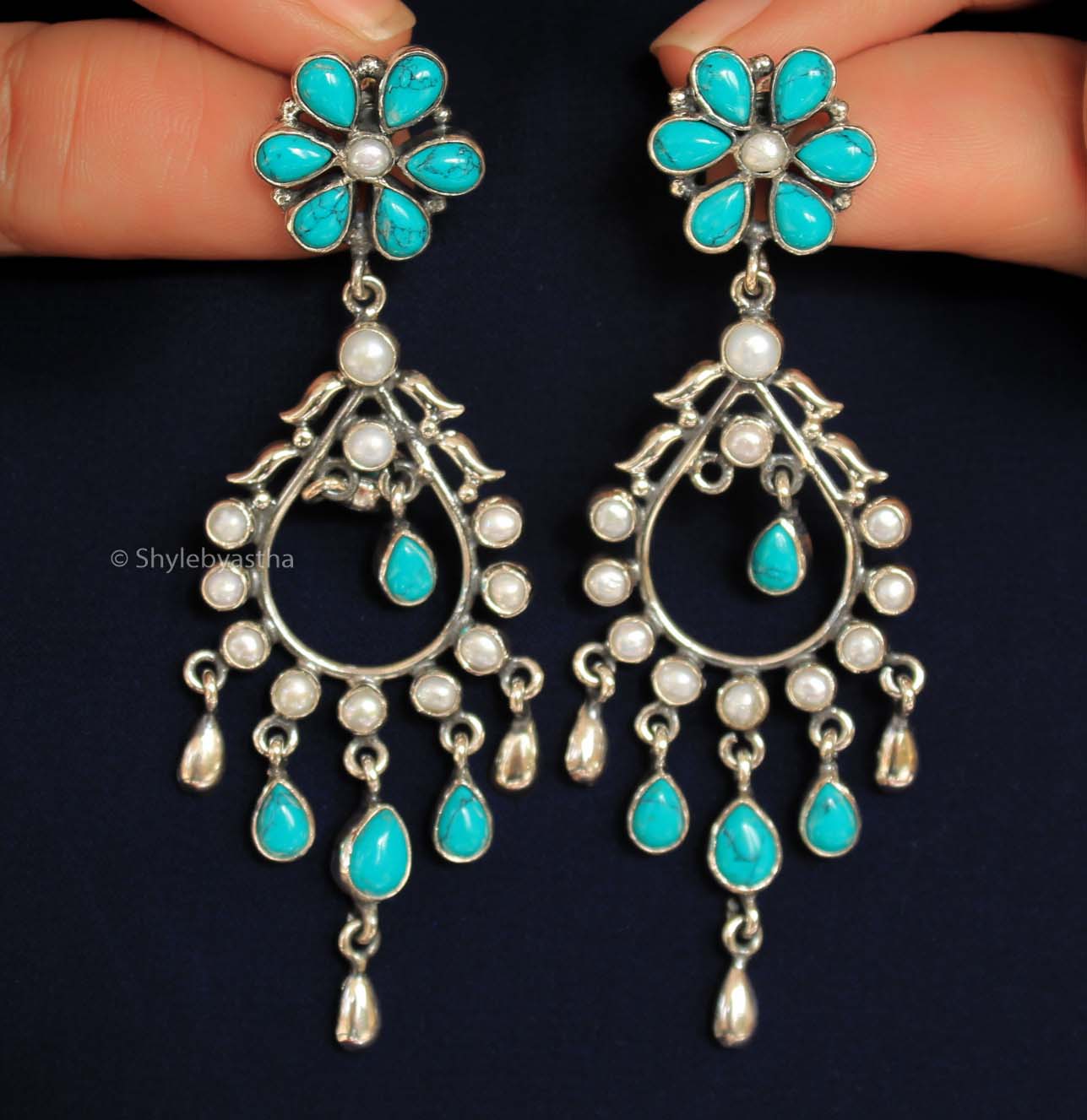 Essence Stone Studded Danglers
