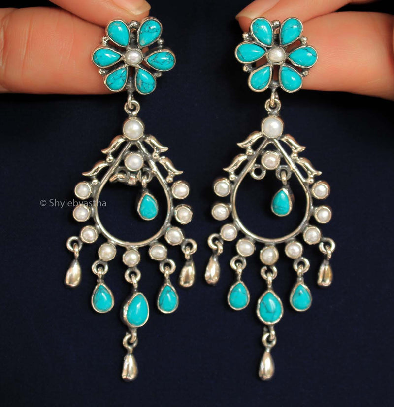 Essence Stone Studded Danglers