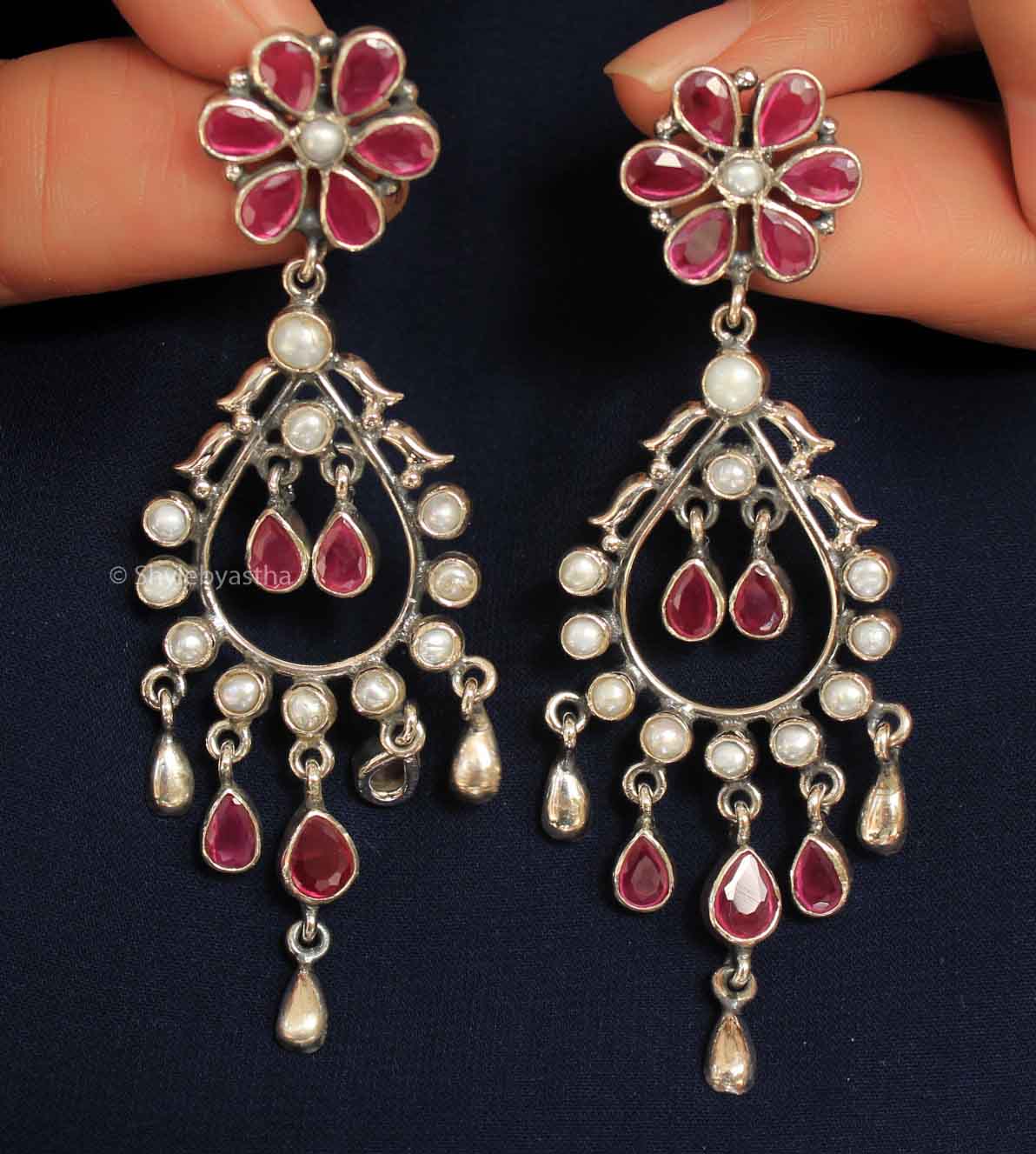 Essence Stone Studded Danglers