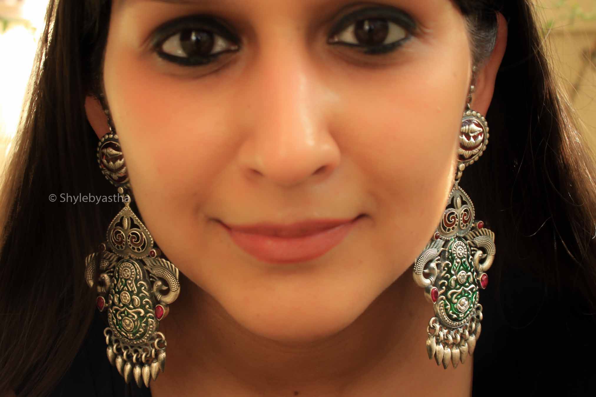 Dulari Enamel Art Classic Earrings