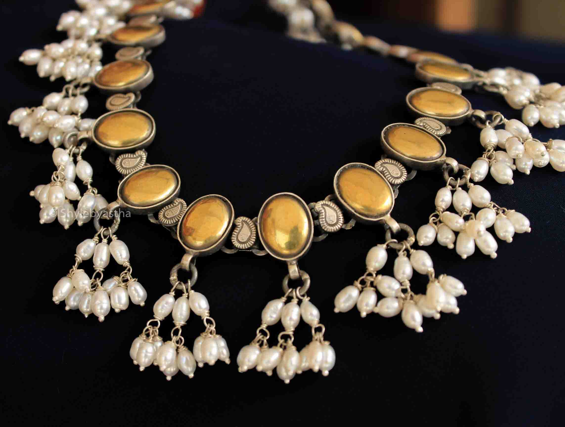 Tattva Gold Plated Freshwater Pearl Raani Haar