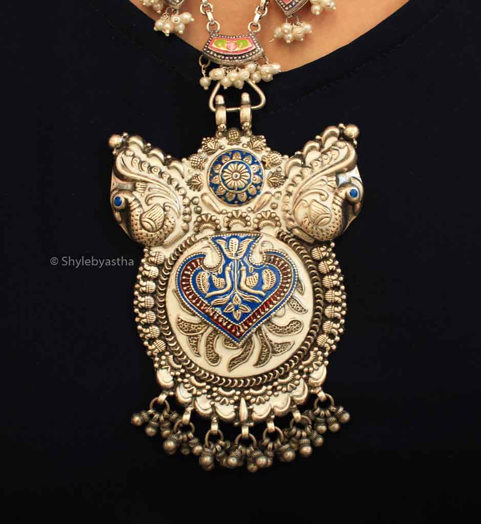 Tattva Enamel Art Classic Necklace