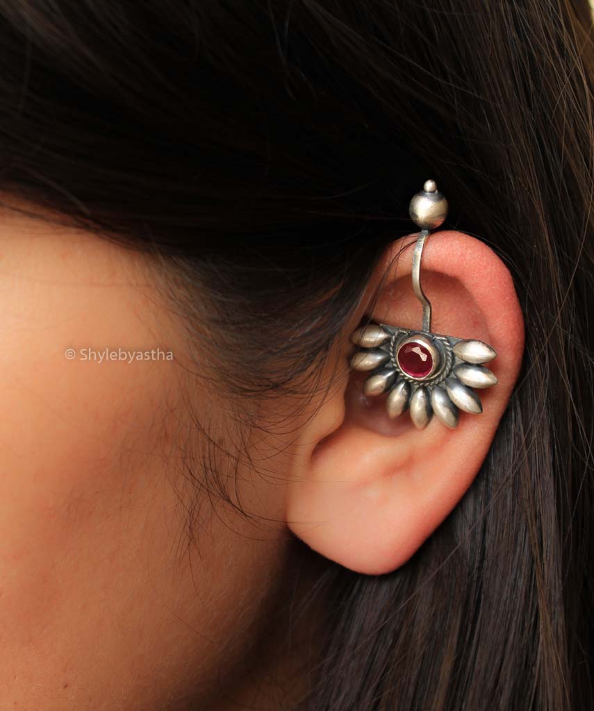 Adya Petal Pink clip on Bugadi model