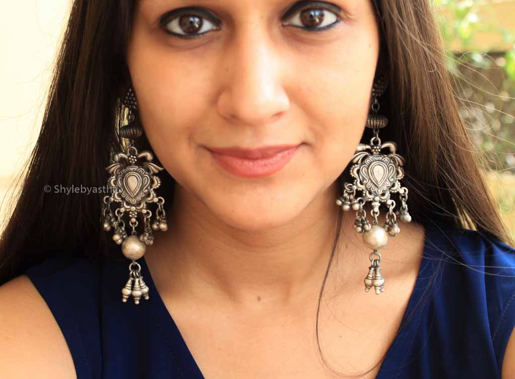 Moh 3 Layered Ghunghroo Danglers