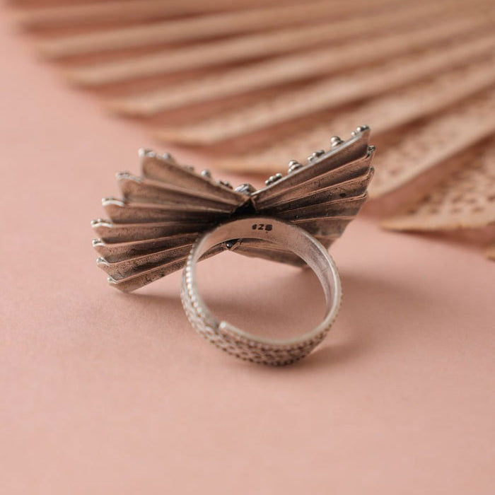 Mizoya Turquoise Bow Tie Statement Ring