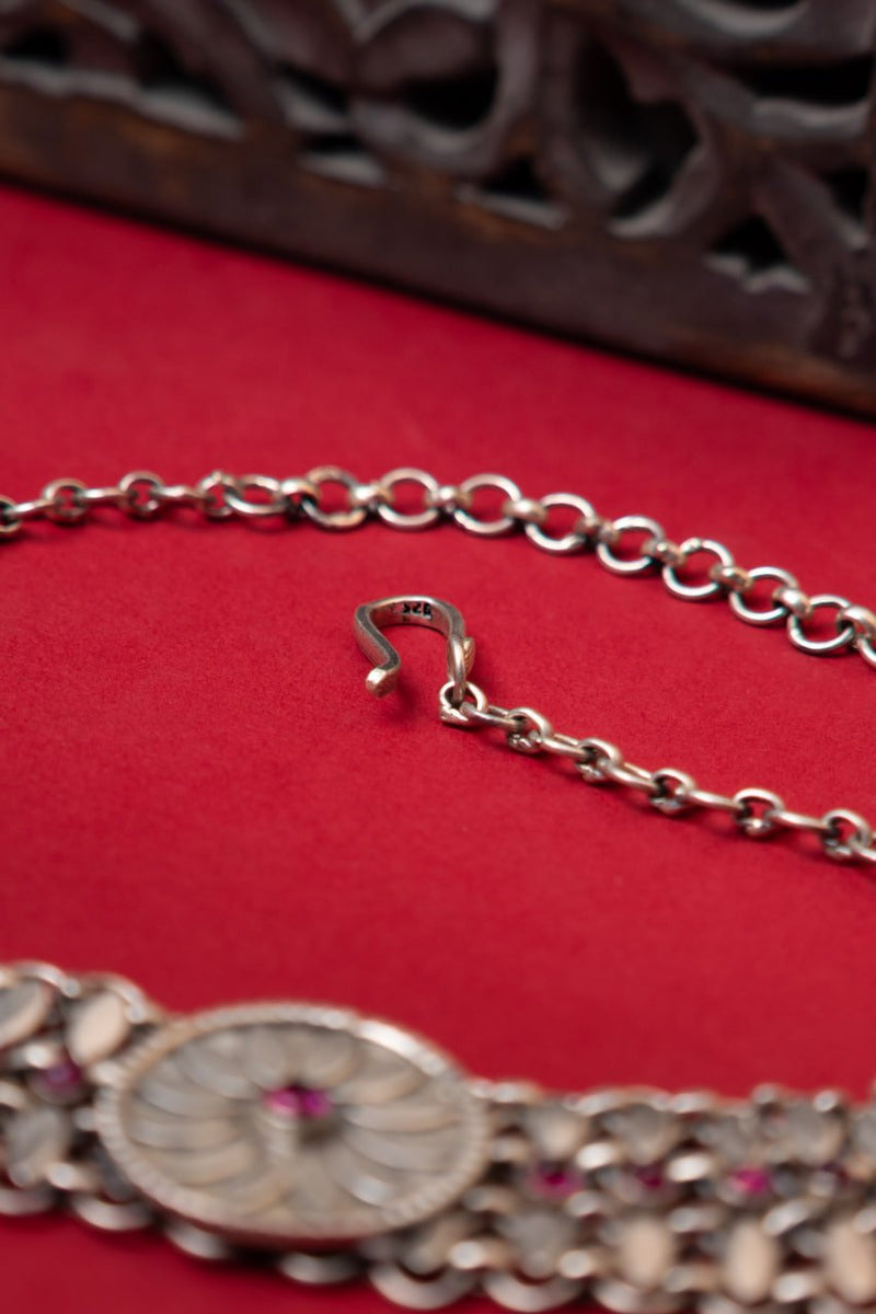 Mizoya Flower Motif Raani Jadau Choker