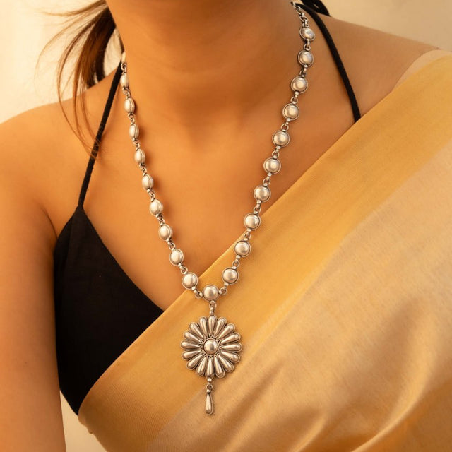 Mizoya Flower Motif Versatile Necklace