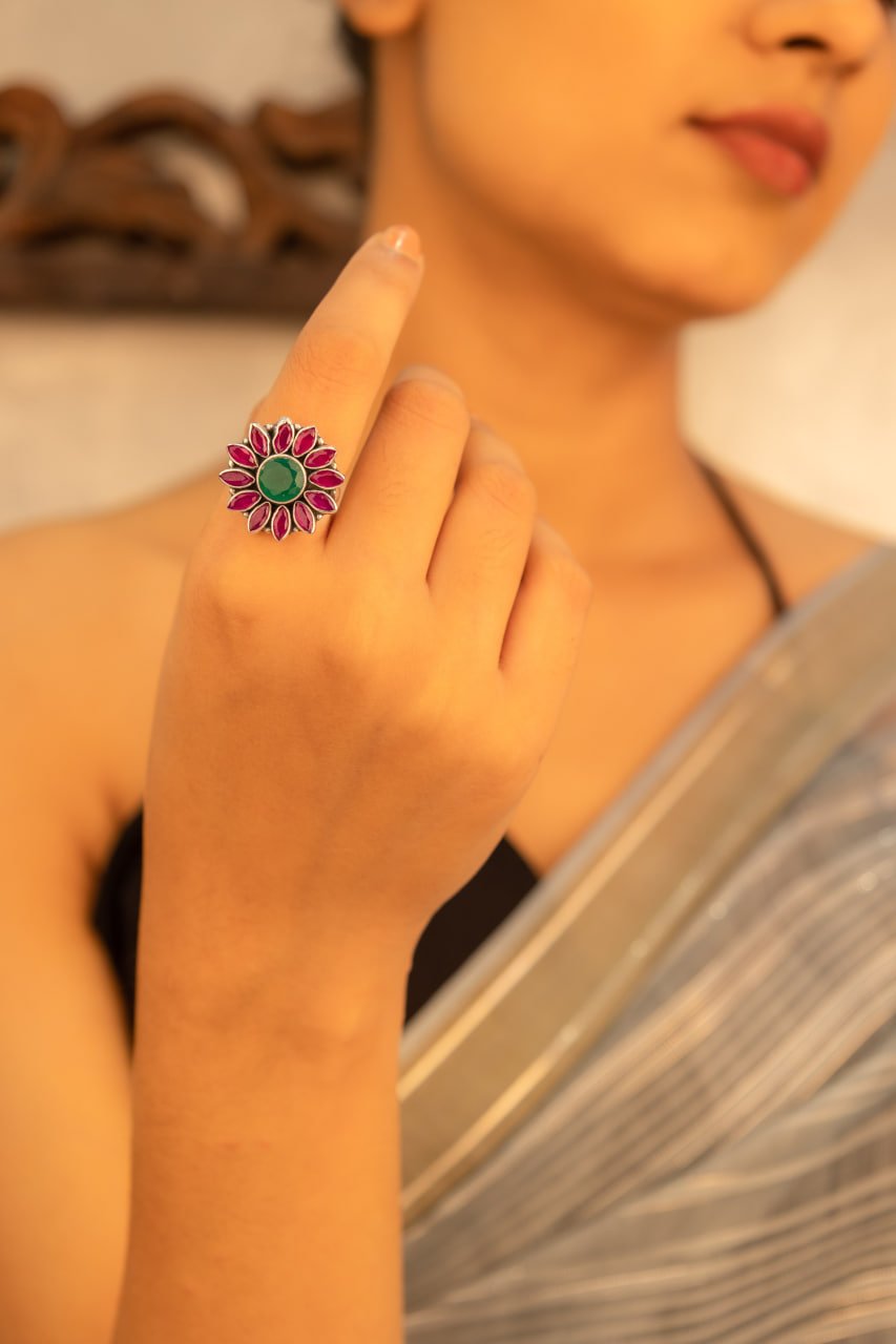 Mizoya Flower Versatile Ring