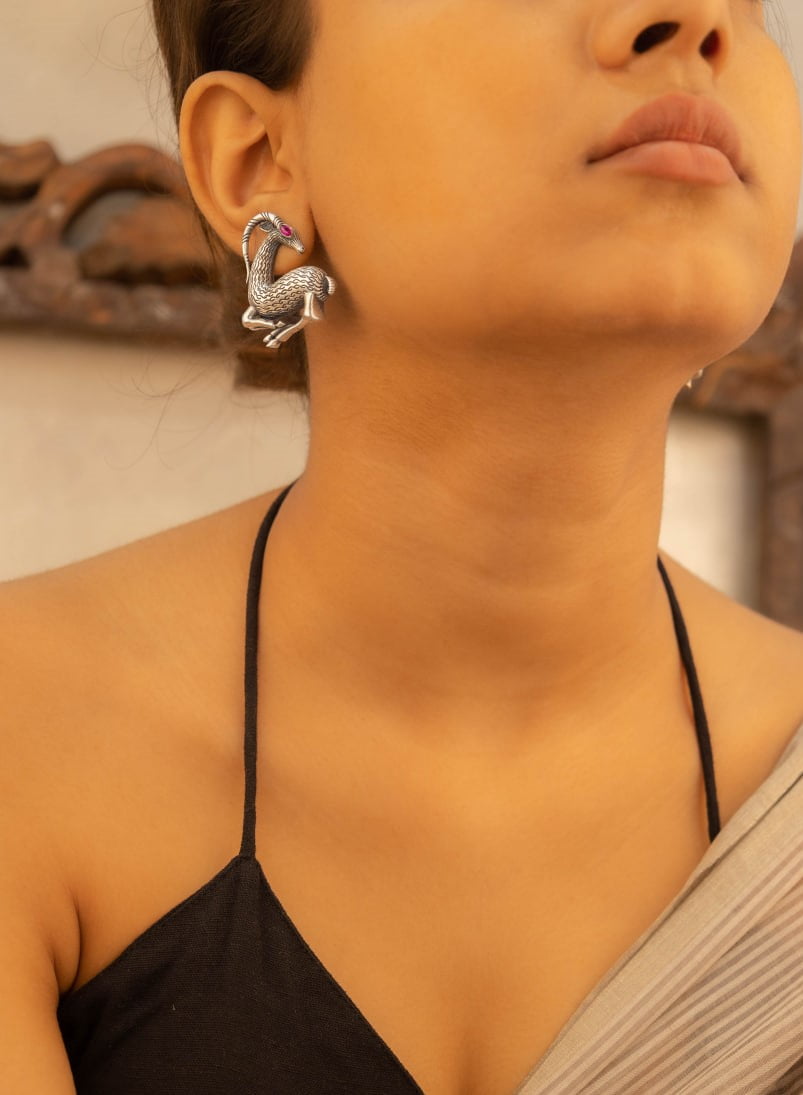 Mizoya Hiran Statement Stud Earring