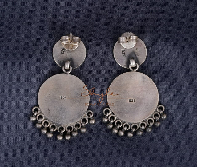 Mizoya Intricate Concentric Layered Earrings