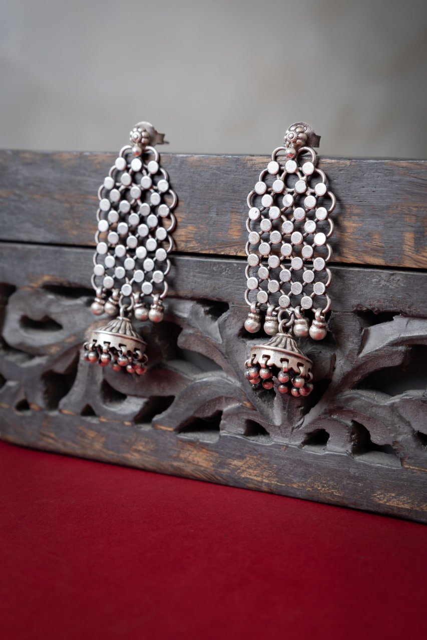 Mizoya Intricate Jali Versatile Jhumki