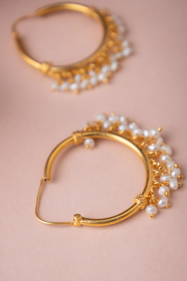 Moh Fine Pearl Gold Tone Versatile Bali