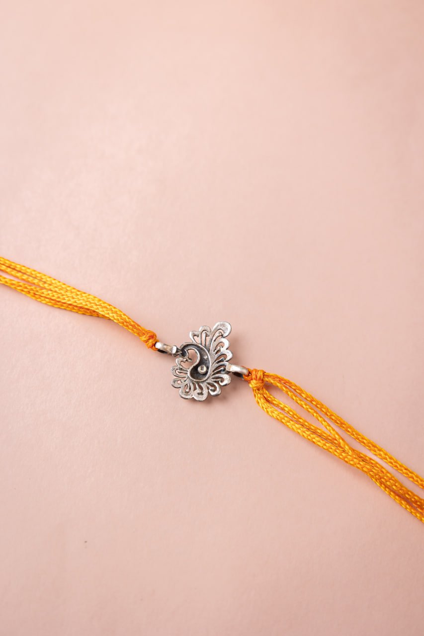 Moh Handcrafted Dancing Peacock Rakhi