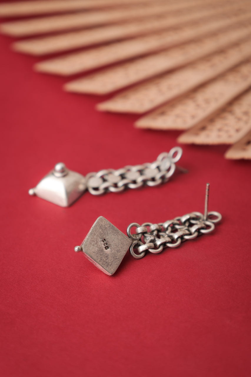 Moh Tikdi Drop Jali Earring