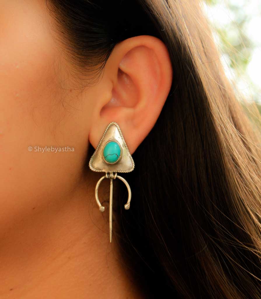 Adya Stone Studded Earrings