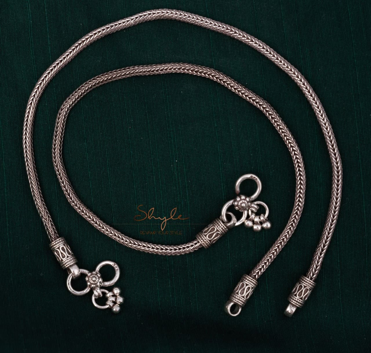 Anvaya Intricate guthau Anklet Pair