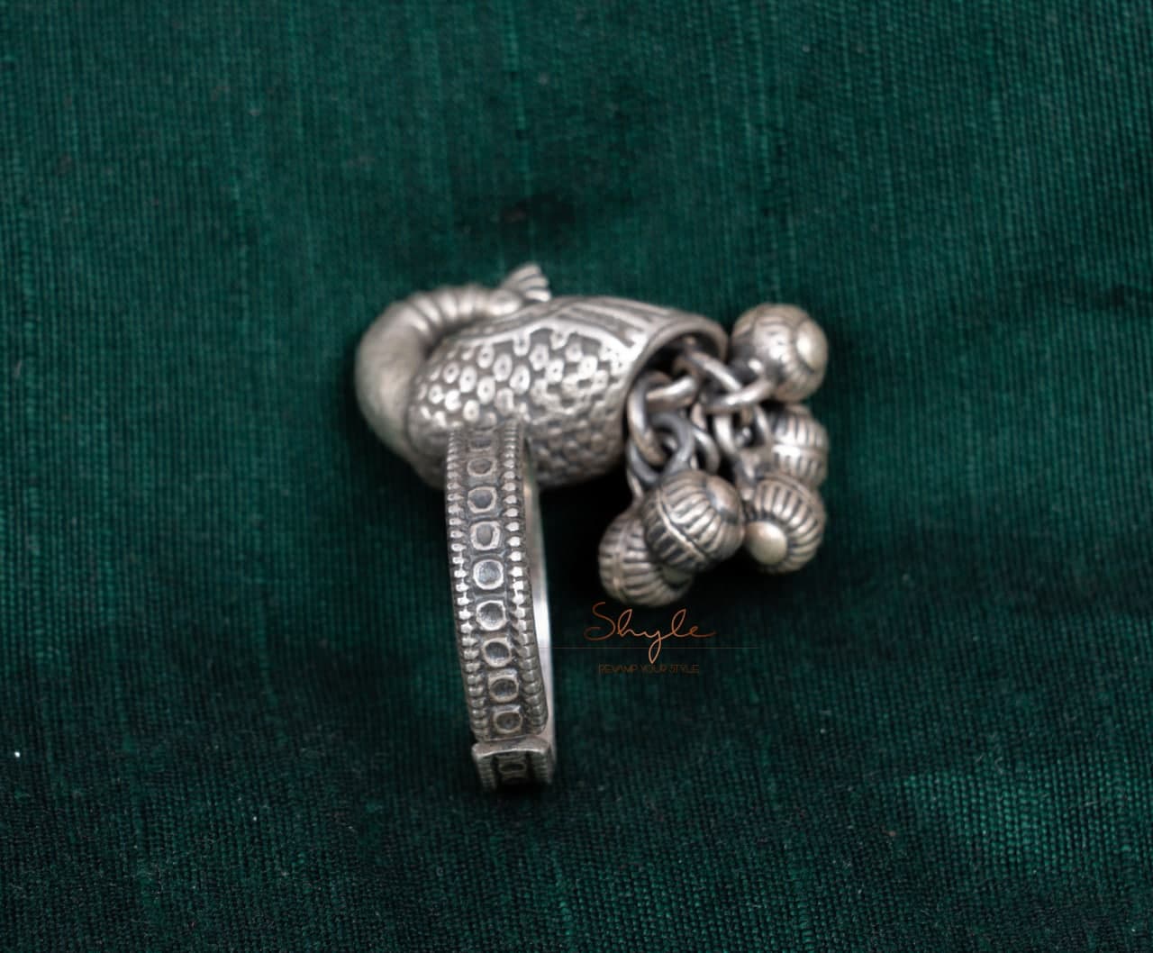 Moh Intricate Peacock Ring